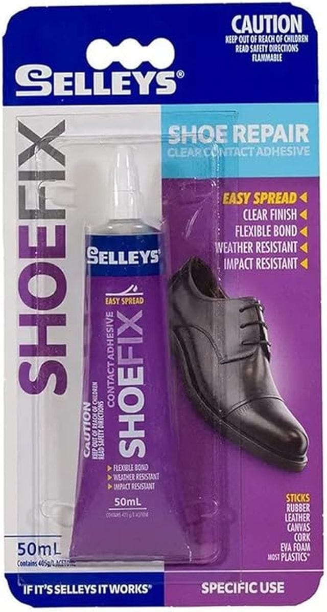 Selleys Shoe Fix – Flexible, Weather & Impact Resistant, 50 ml (Multicolor)